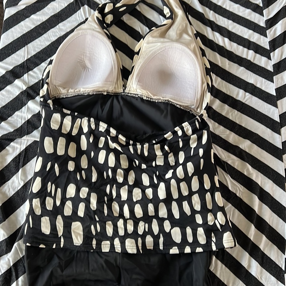 INC International Concepts size 10 one piece tankini - Picture 7 of 8